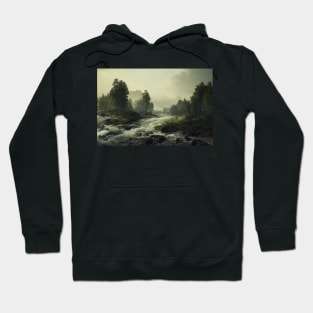 Rough River Landscape Hoodie